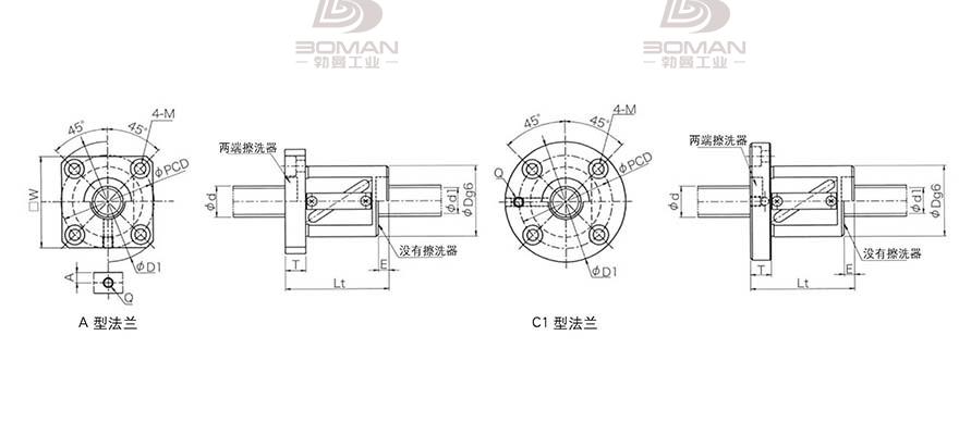 KURODA GR2506DS-AALR 日本黑田精工丝杠钢珠安装方法