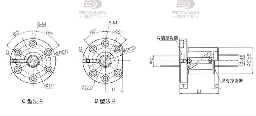 KURODA GR4005ES-DAPR 黑田精工丝杆规格说明