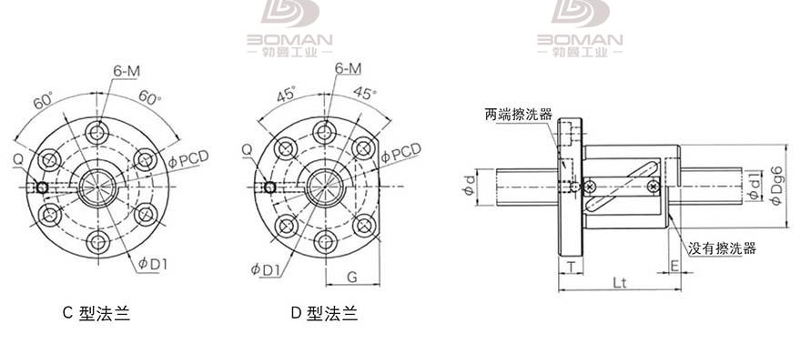 KURODA GR6312FS-DAPR 日本黑田滚珠丝杠型号