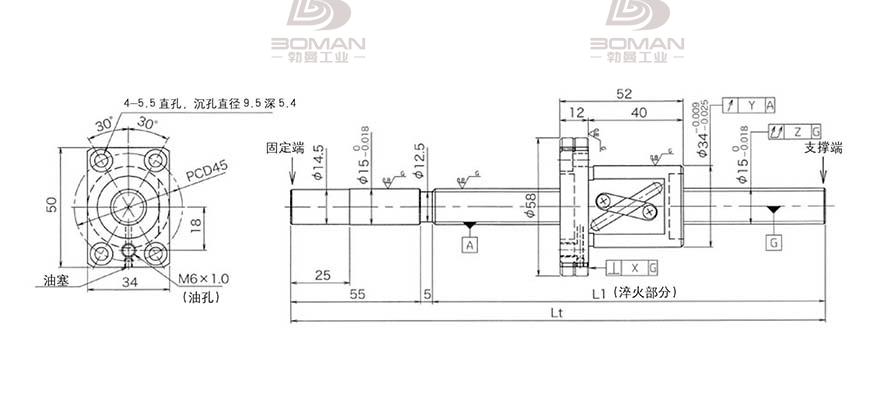 KURODA GG1510DS-BALR-1300A 黑田精工丝杆怎么安装视频