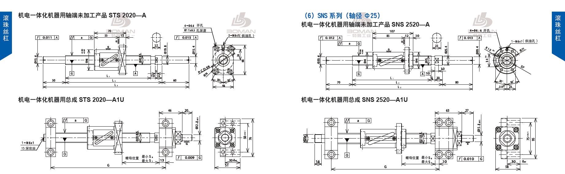 TSUBAKI STS2020-645C5-A tsubaki丝杆是哪里产的