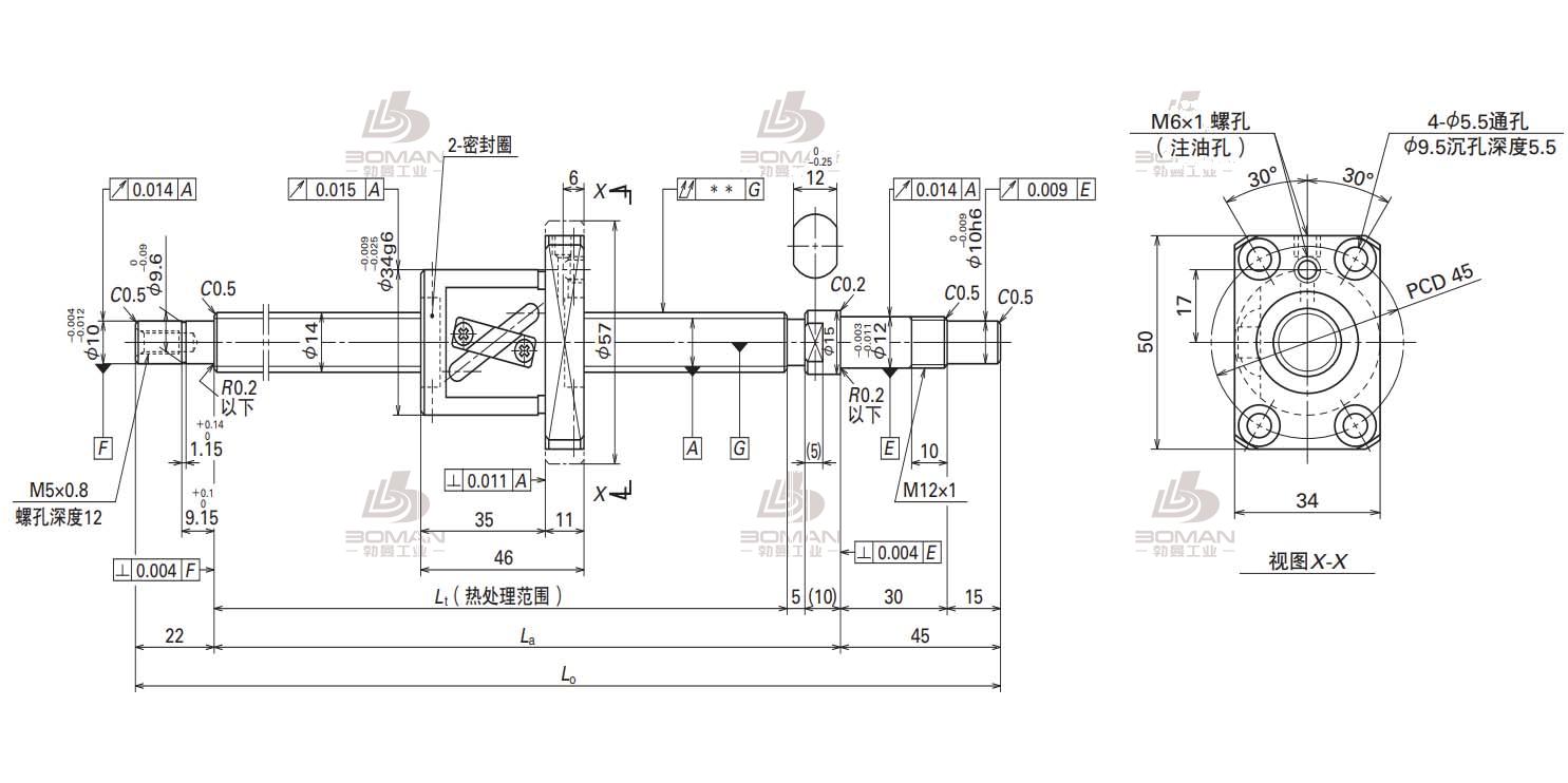 NSK W1402FA-5P-C5Z8-FA标准滚珠丝杠