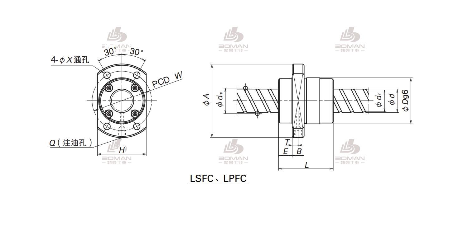 NSK LPFC1616-3-NSK LSFC滚珠丝杠